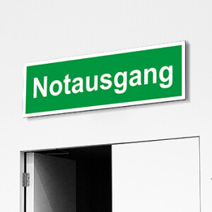 Notausgang Schilder - Fluchtwege