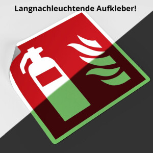 Feuerl&ouml;scher Schild - Feuerl&ouml;scher Standortschild