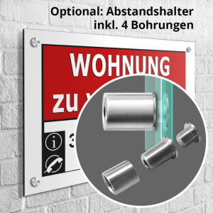 Ihr Individuelles &quot;Wohnung zu vermieten Schild&quot;