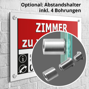 Ihr Individuelles &quot;Zimmer zu vermieten Schild&quot;