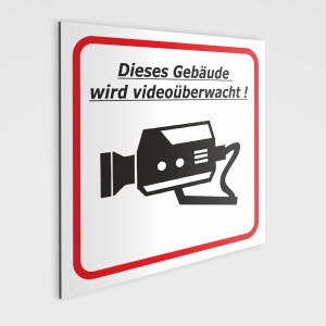 Videoüberwachung Schild, Videoüberwachungs...