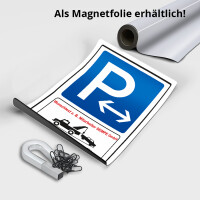 P Mitarbeiterparkpl&auml;tze Schild, als Parkschild-Parkenschild oder als Parkplatz Aufkleber