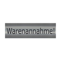 Hinweisschilder! Schild Warenannahme, Warenannahmenaufkleber