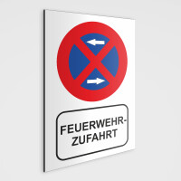 Feuerwehrzufahrt Schild