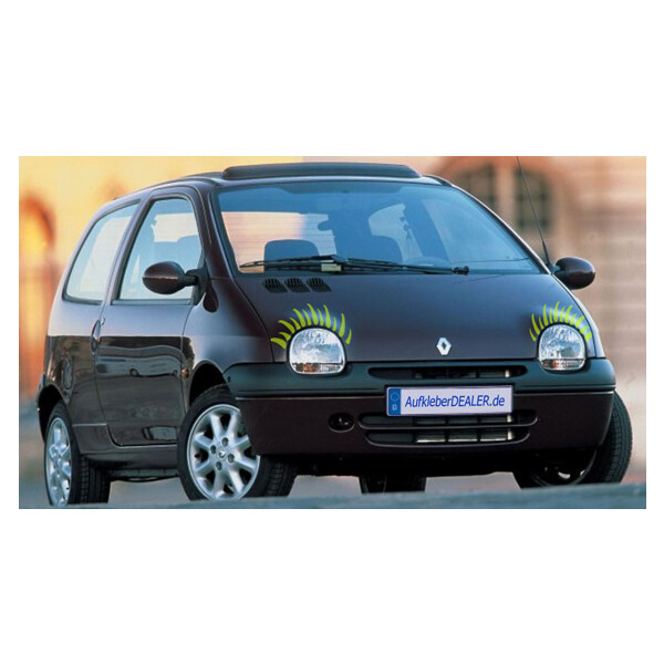 Aufkleber Twingo Wimpern