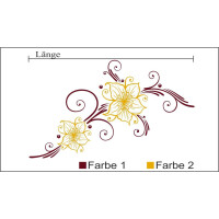 Autoaufkleber Blumenranke "Lisa"