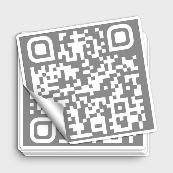 QR Code Aufkleber