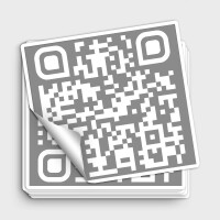 QR Code Aufkleber