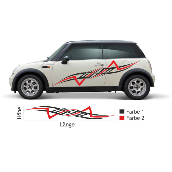 Tuningaufkleber für Autos - Cardecal Cool Staff