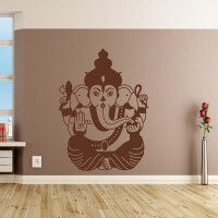 Wandtattoo Ganesha die Indische Gottheit