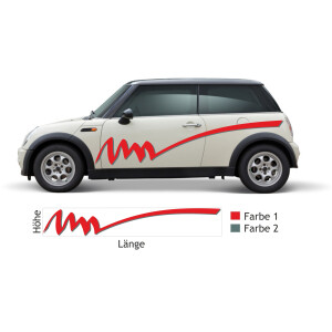 Carstylingaufkleber fürs Auto