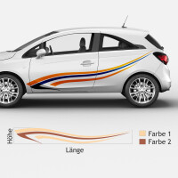 Cartunig mit Dekorfolien und Aufklebern