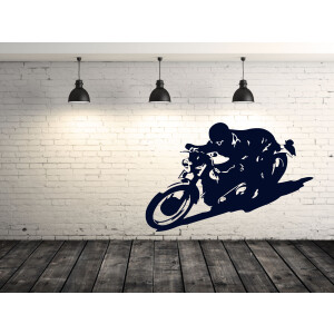 Wandtattoo &quot;Biker Aufkleber&quot;