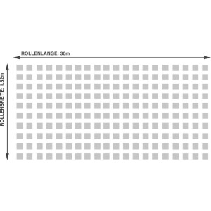 Fenster Dekorfolie wei&szlig;e Rechtecke 35 mm