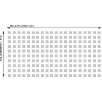 Fenster Dekorfolie weiße Rechtecke 35 mm