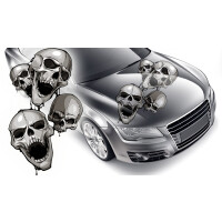 Autoaufkleber skulls Totenköpfe