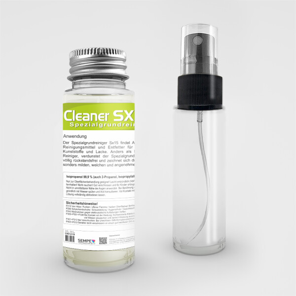 CLEANER SX15 - Spezialreiniger 50ml Pumpsprühflasche