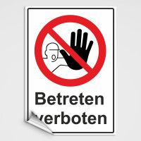 Privatgrundstück - Betreten verboten Schild