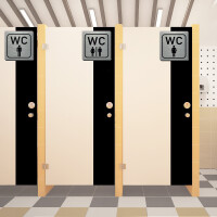 WC Hinweisschild WC Schild Damen, Herren, Behinderten - WC