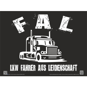 FAL Aufkleber - Wir sind Lkw Fahrer aus Leidenschaft