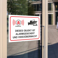 Schild Dieses Objekt ist Videoüberwacht DIN A4