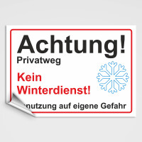 Privatweg kein Winterdienst