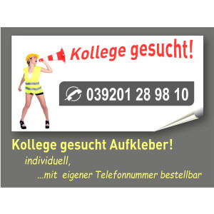 Kollege gesucht Aufkleber