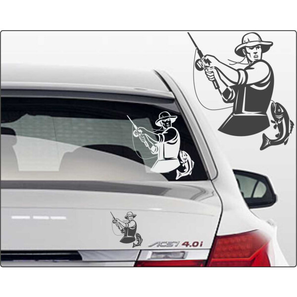 Autosticker angeln