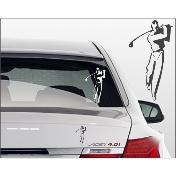 Golfspieler Sticker