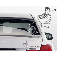 Autoaufkleber golfen