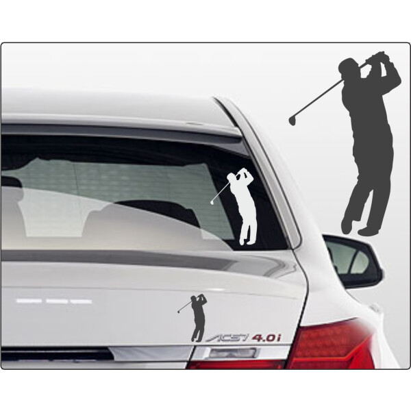 Golfer Aufkleber fürs Auto