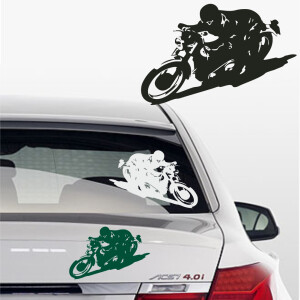 Sticker Motorradfahrer